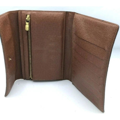 Louis Vuitton Vintage Monogram Trifold Wallet Large