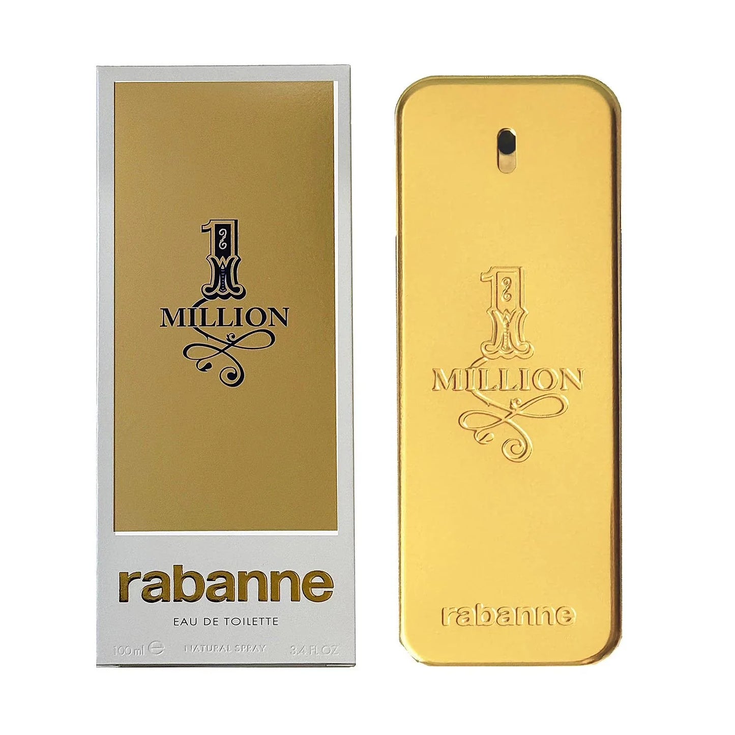 Paco Rabanne 1 Million Eau de Toilette 100ml / 3.4 oz for Men — Luxury Designer Fragrance