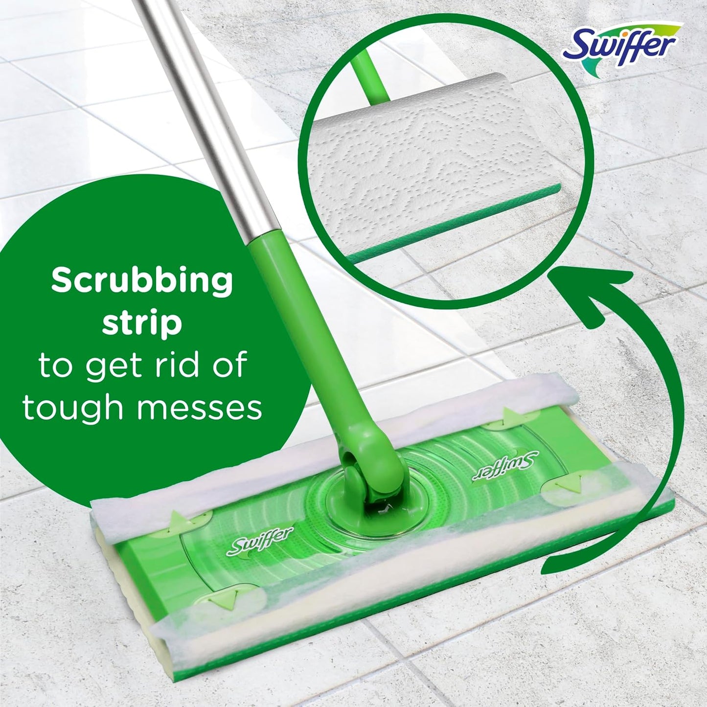 24 Count Wet Mop Pad Refills | Microfiber Floor Cleaning Pads | Fresh Scent