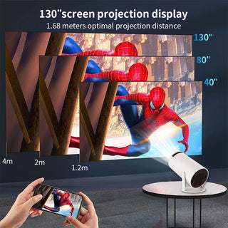 Portable HD Projector with Wireless Screen Sharing