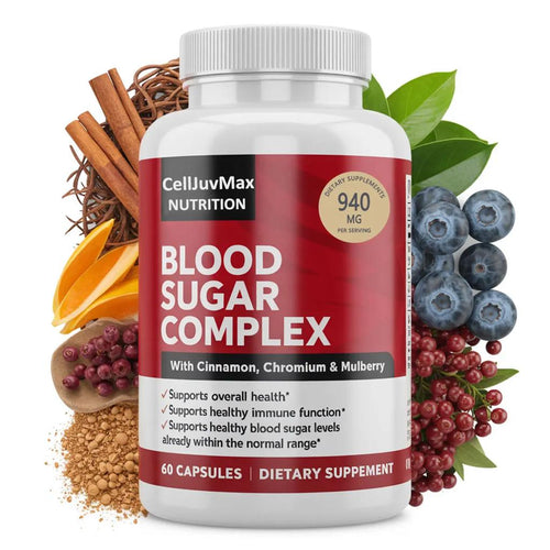 Blood Sugar Complex Supplement — 60 Capsules | Metabolic Wellness Support