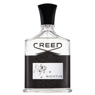 Creed Aventus perfume bottle on a white background