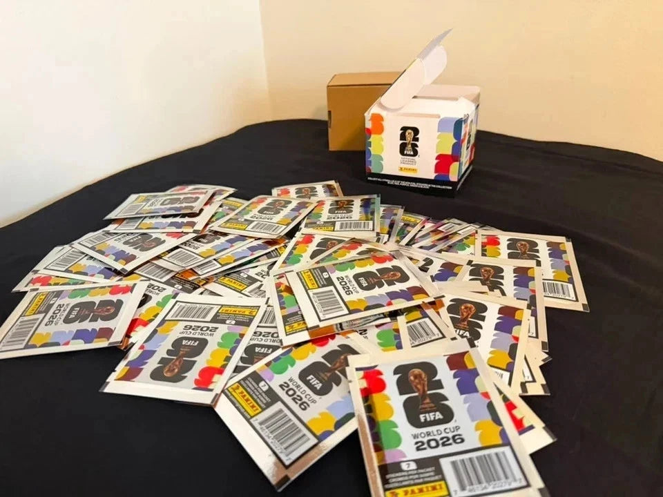 FIFA World Cup 2026 Panini Official Collection Box – 50 Sticker Packs (350 Stickers)