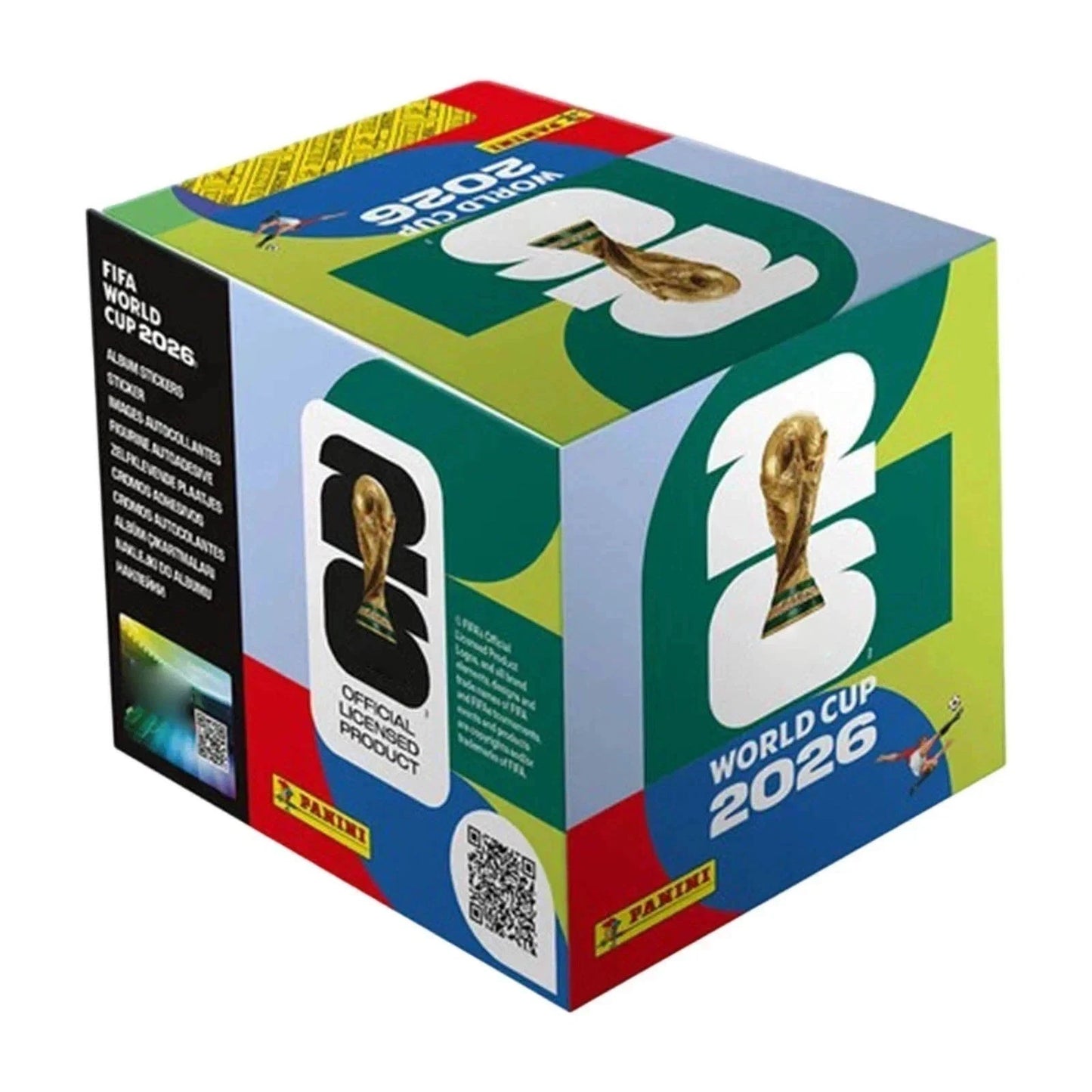 FIFA World Cup 2026 Panini Official Collection Box – 50 Sticker Packs (350 Stickers)