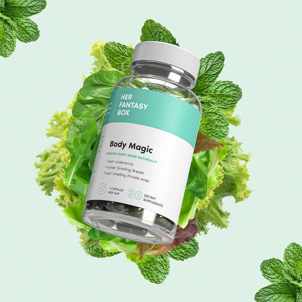 Her Fantasy Box Body Magic Chlorophyll Capsules – 30 Vegan Capsules