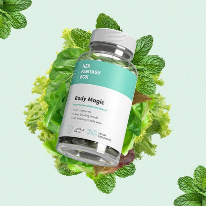 Her Fantasy Box Body Magic Chlorophyll Capsules – 30 Vegan Capsules