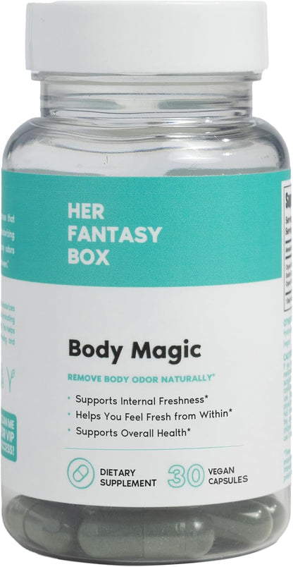 Her Fantasy Box Body Magic Chlorophyll Capsules – 30 Vegan Capsules