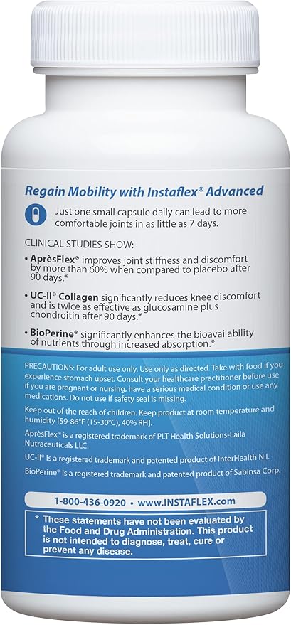 Instaflex Advanced Joint Support 30 Capsules | UC-II® Collagen Supplement