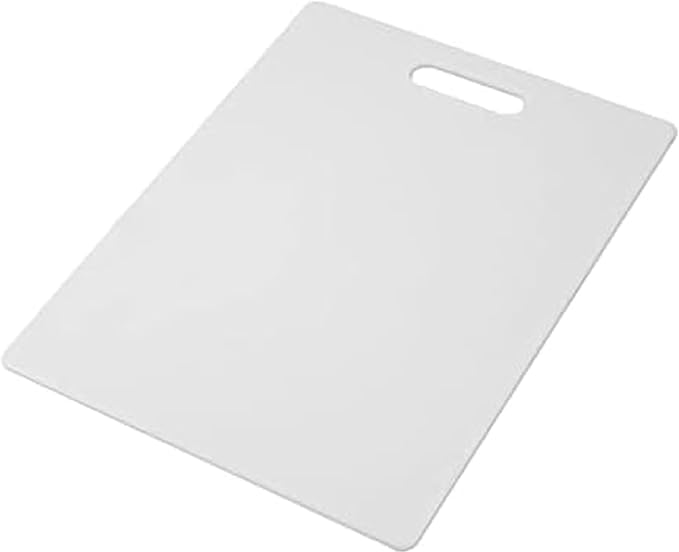 Large Cutting Board 11 x 14 Inch | Plastic Chopping Board with Easy-Grip Handle
