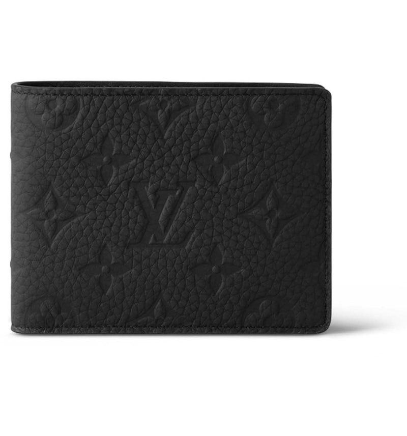 Louis Vuitton Multiple Wallet Black Monogram Leather (Bifold)