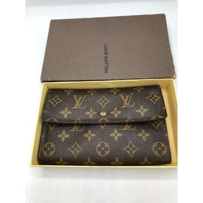 Louis Vuitton Vintage Monogram Trifold Wallet Large