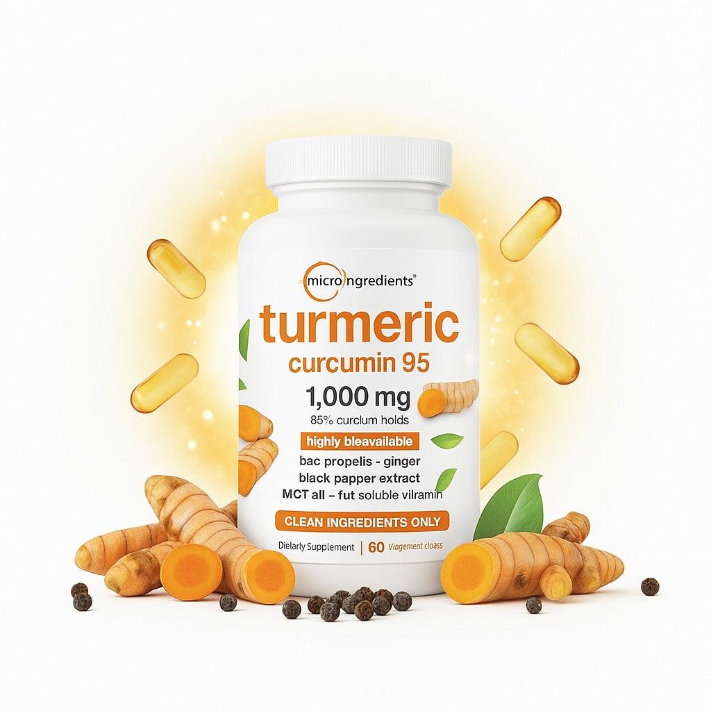 Micro Ingredients Turmeric Curcumin 1000mg – 120 Capsules