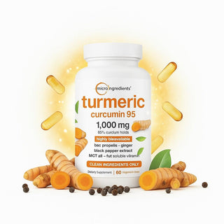 Micro Ingredients Turmeric Curcumin 1000mg – 120 Capsules | 95% Curcuminoids with BioPerine & Ginger