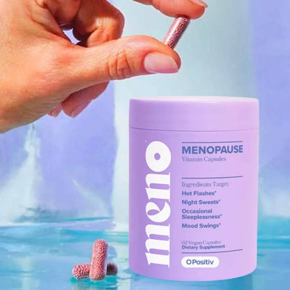 O Positiv MENO Menopause Support — Hot Flash & Night Sweats Support | 60-Day Supply