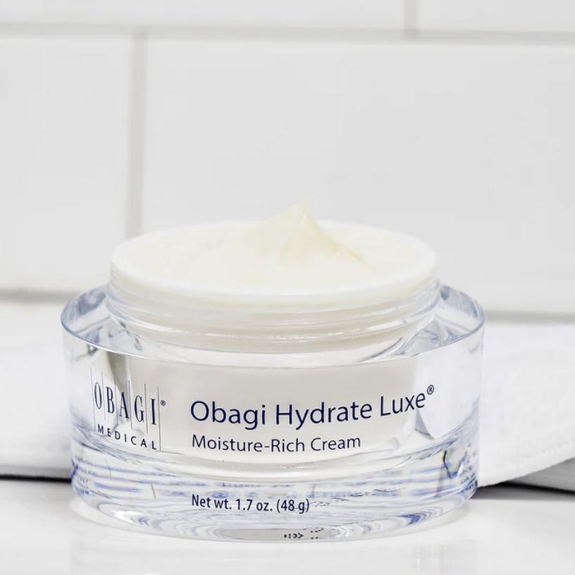 Obagi Hydrate Luxe Moisture-Rich Cream — 1.7 oz / 48g | Hydrating Night Moisturizer