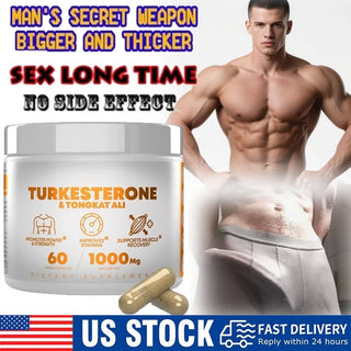 Peak Revival-X Turkesterone + Tongkat Ali 60 Capsules | USA Made Botanical Dietary Supplement