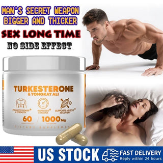 Peak Revival-X Turkesterone + Tongkat Ali 60 Capsules | USA Made Botanical Dietary Supplement