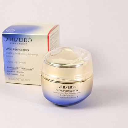 Shiseido Vital Perfection Uplifting & Firming Advanced Cream — 50ml / 1.7 oz | Luxury Anti-Aging Moisturizer