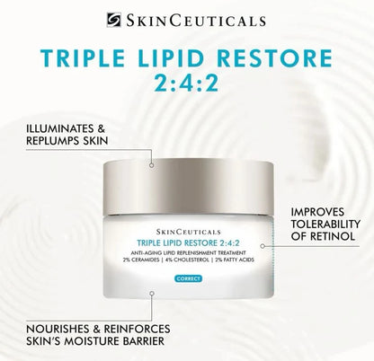 SkinCeuticals Triple Lipid Restore 2:4:2 Cream — 48ml / 1.6 oz | Lipid-Replenishing Moisturizer
