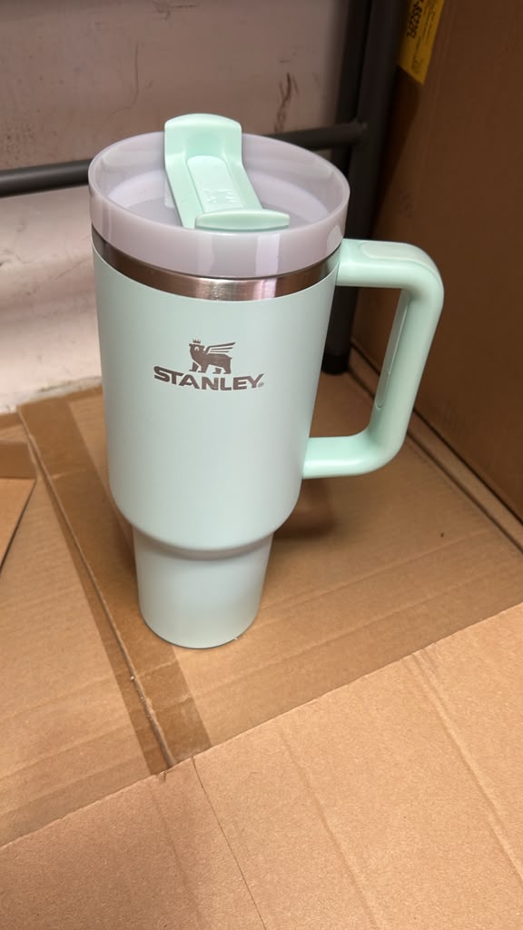 Stanley Quencher 40oz Tumbler with Handle & Straw Lid – Mint Green