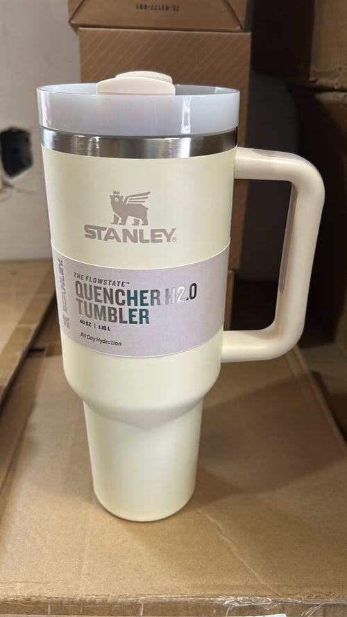 Stanley Quencher H2.0 FlowState Tumbler 40 oz – Insulated Travel Cup with Handle & Straw