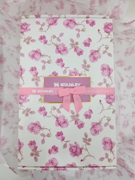 Stanley x LoveShackFancy Ribbon Rosa Quencher H2.0 40oz Tumbler