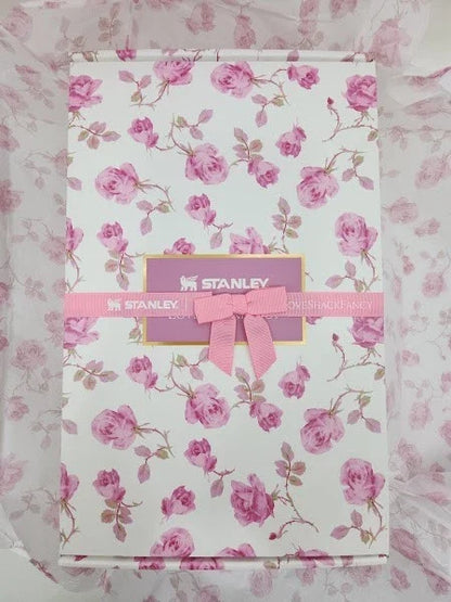 Stanley x LoveShackFancy Ribbon Rosa Quencher H2.0 40oz Tumbler