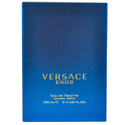 Versace Eros Eau de Toilette 100ml / 3.4 oz for Men — Fresh Woody Aromatic Fragrance