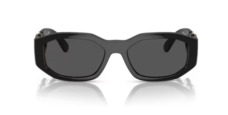 Versace VE4361 GB1/87 53mm Unisex Black Sunglasses Gray Non-Polarized Lenses