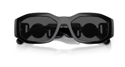 Versace VE4361 GB1/87 53mm Unisex Black Sunglasses Gray Non-Polarized Lenses