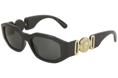 Versace VE4361 GB1/87 53mm Unisex Black Sunglasses Gray Non-Polarized Lenses