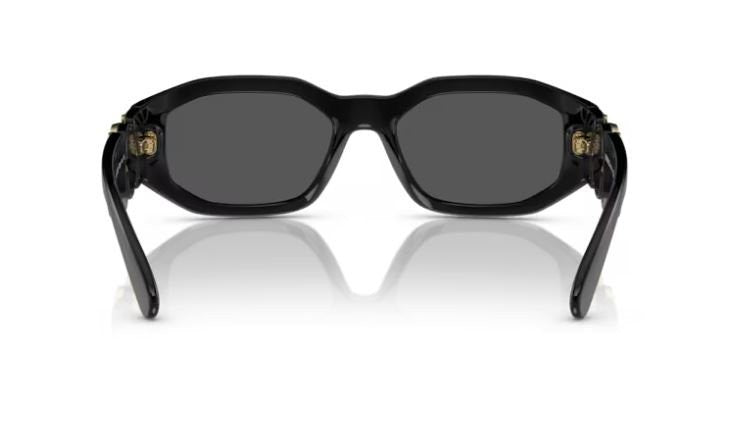 Versace VE4361 GB1/87 53mm Unisex Black Sunglasses Gray Non-Polarized Lenses