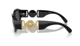 Versace VE4361 GB1/87 53mm Sunglasses – Black Frame &amp; Gray Non-Polarized Lenses