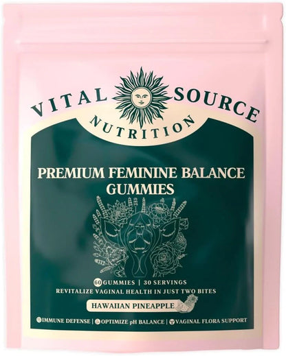 Vital Source Nutrition Vaginal Probiotic Gummies for Women – 60 Gummies