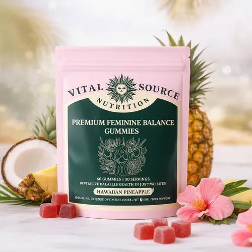 Vital Source Nutrition Vaginal Probiotic Gummies for Women – 60 Gummies