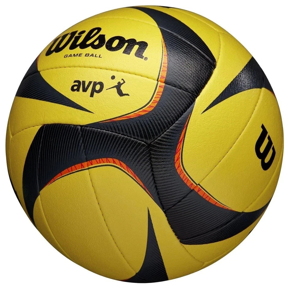 Wilson AVP OPTX Beach Volleyball Ball Yellow Black Official Size WTH00020XAVP