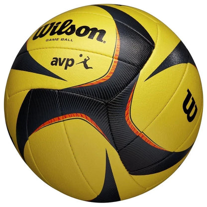 Wilson AVP OPTX Beach Volleyball Ball Yellow Black Official Size WTH00020XAVP