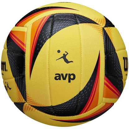 Wilson AVP OPTX Beach Volleyball Ball Yellow Black Official Size WTH00020XAVP